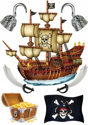 Картинка для торта \"Пираты Карибского моря\" (Pirates of the Caribbean)-  PT103453 печать на сахарной пищевой бумаге
