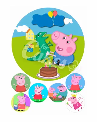 Вафельные картинки «Свинка Пеппа» (id 49752296)