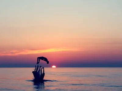 Картинка Вечер у моря » Море » Природа » Картинки 24 - скачать картинки  бесплатно