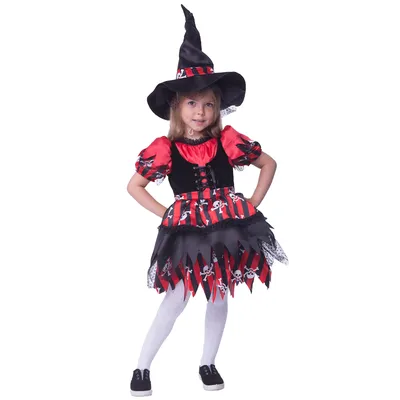 Детский карнавальный костюм Ведьмочка 2064 к-19 для хэллоуина купить в  интернет магазине
