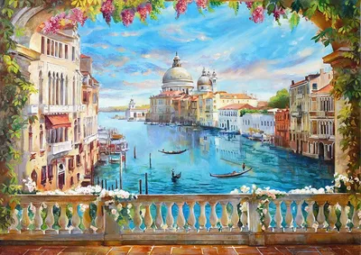Венеция — современные картины с городскими пейзажами из Италии в  интернет-магазине «Декор Тоскана»