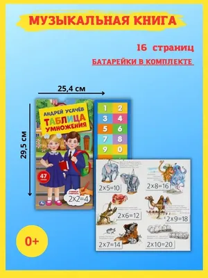 Книга о таблице умножения в словах: цена 110 грн - купить Книги на ИЗИ |  Вознесенск