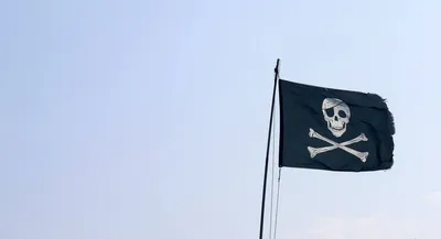 Флаг Веселый Роджер пиратский | Крымский Сувенир