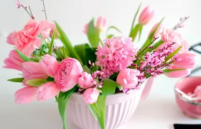 Пазл Castorland 1000 деталей: Весенние цветы в зеленой вазе (C-104567) -  купить в интернет магазине - 1001puzzle.ru