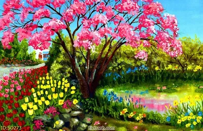 Вишневый сад стоковое изображение. изображение насчитывающей фруктовый -  180487169