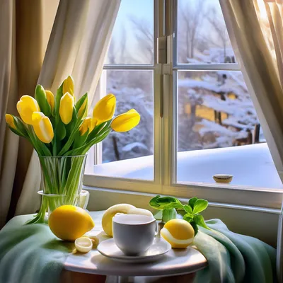 Стихотворение «А за окном уже почти весна...», поэт Milka