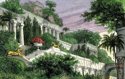 Висячие сады Семирамиды, роскошь, …» — создано в Шедевруме