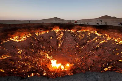 Врата ада в Туркменистане — легендарная Дарваза | Smapse