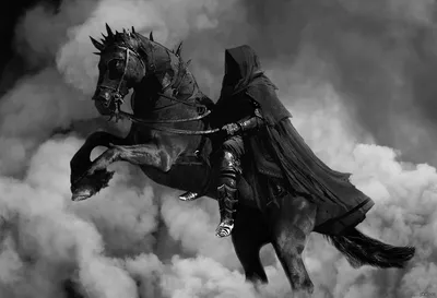 Всадник на коне» — создано в Шедевруме