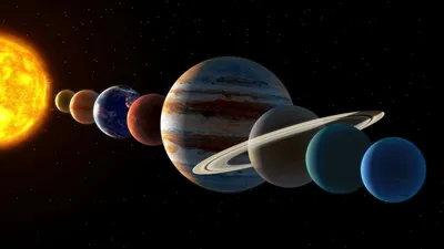 Все планеты солнечной системы, каждая…» — создано в Шедевруме