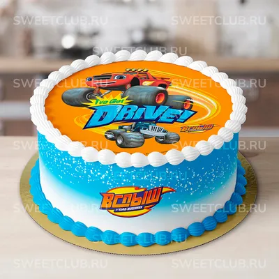 Торт вспыш с пряником (25) - купить на заказ с фото в Москве