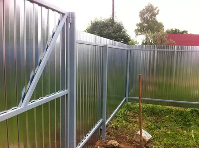 Забор из профнастила высотой 3 метра - цены на заборы из профлиста в Москве  - Заборкин