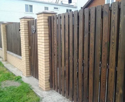 Забор из металлического штакетника. заказать в Москве от производителя ЦЕХ