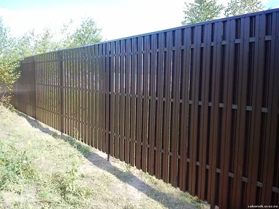 Забор из деревянного штакетника - заказать в компании «Хаус Сервис»