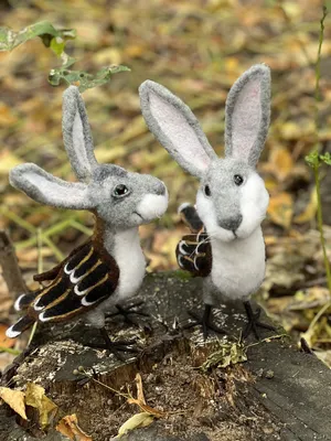 4 шт., искусственный кролик, семейные украшения из смолы, милые миниатюрные  фигурки животных с микропейзажем – лучшие товары в онлайн-магазине Джум Гик