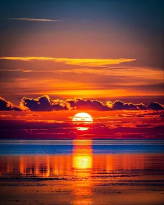 Красивый закат солнца на море. Крым. Казантип Stock Photo | Adobe Stock