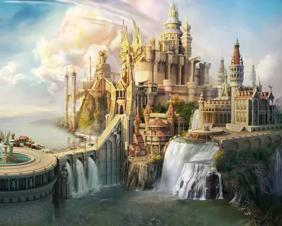 фэнтези замки на воде: 7 тыс изображений найдено в Яндекс.Картинках |  Fantasy castle, Fantasy landscape, Fantasy inspiration