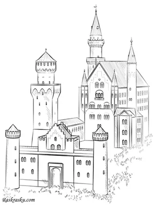 Рисунки замков для срисовки (32 лучших фото)