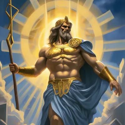 Зевс: главный бог греческой мифологии» — создано в Шедевруме