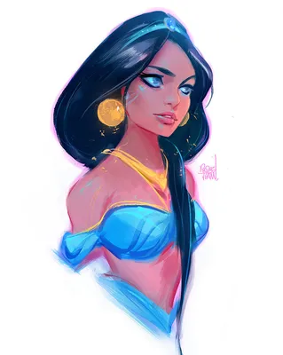 Принцесса Жасмин — косплей на героиню мультфильма «Аладдин»