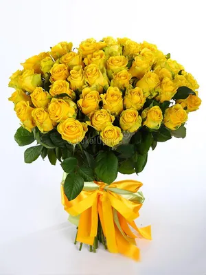Букет желтых роз на день Рождения - День Рождения | Желтые розы, Открытки, С  днем рождения