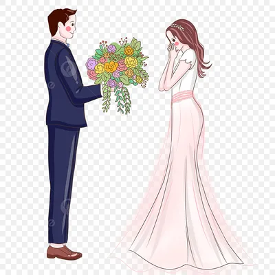Жених и невеста иллюстрация вектора. иллюстрации насчитывающей человек -  30515329