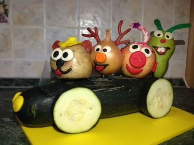 Фигурки игрушечные в виде овощей, фруктов и мультяшных животных, из мягкого  ПВХ, на присоске | AliExpress