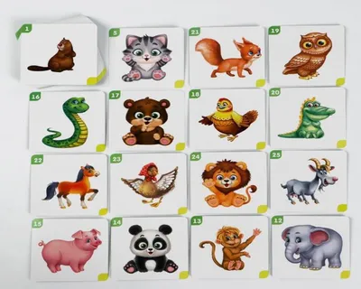Картинки Дикие животные для детей 4 5 лет (39 шт.) - #1271