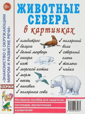 Животные севера в картинках. Наглядное пособие ИЗДАТЕЛЬСТВО ГНОМ 13616163  купить за 161 ₽ в интернет-магазине Wildberries