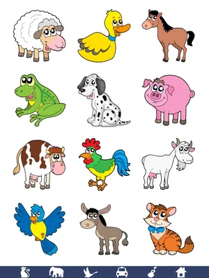 Рисунки животных для детей - 141 фото