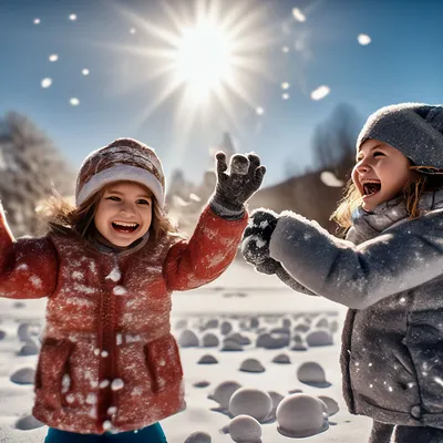 Рисунок зима для детей - 56 фото