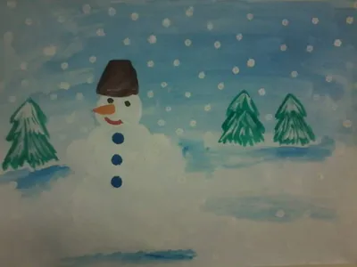 Зима, дети, играют в снежки, …» — создано в Шедевруме
