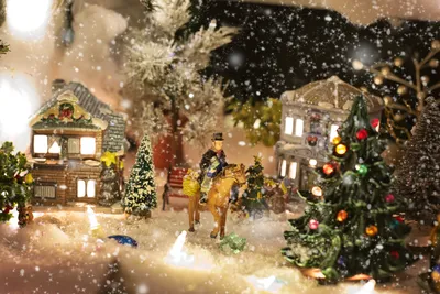 картинки : пейзаж, дерево, снег, зима, улица, украшение, Погода, день  отдыха, Рождество, Рождественская елка, рождественские украшения, место  действия, мероприятие, приветствие, счастливого Рождества, Рождественская  деревня 4571x3048 - - 838715 ...