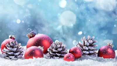 Скачать обои зима, снег, украшения, шары, елка, Новый Год, Рождество,  happy, Chr… | Рождество, Самодельные украшения для рождественской елки,  Рождественские издания