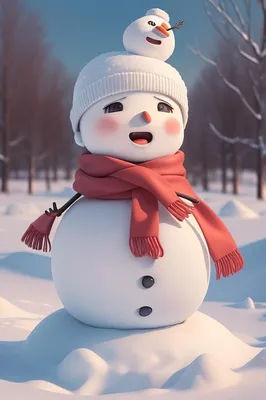 Зима - снеговик в снежном ландшафте с шляпой Стоковое Изображение -  изображение насчитывающей человек, сезон: 34588093
