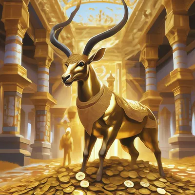 Сказка золотая антилопа. изящная …» — создано в Шедевруме