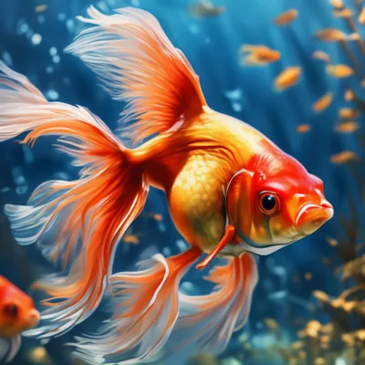 Золотая рыбка большая рыба PNG , золотая рыбка, большая рыба, рыба PNG  картинки и пнг PSD рисунок для бесплатной загрузки