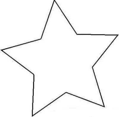 Раскраски Звезда шаблон (31 шт.) - скачать или распечатать бесплатно #3149